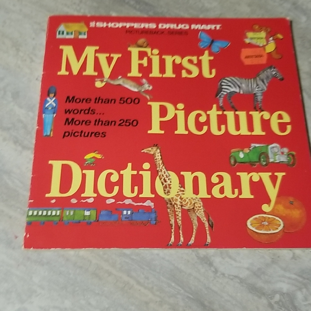 My First Picture Dictionary Book Shoppers Drug mart Pictureback Serie